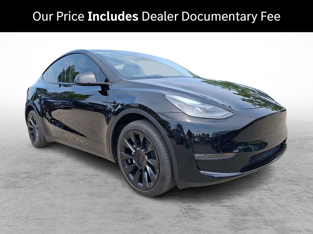 Solid Black 2024 Tesla Model Y SUV / Crossover All-Wheel Drive 1-Speed Automatic