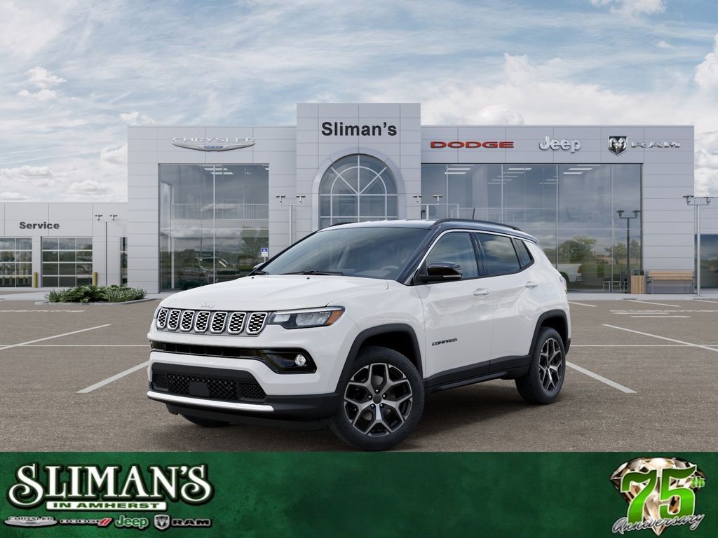 Bright White Clearcoat 2026 Jeep Compass SUV / Crossover Four-Wheel Drive 8-Speed Automatic