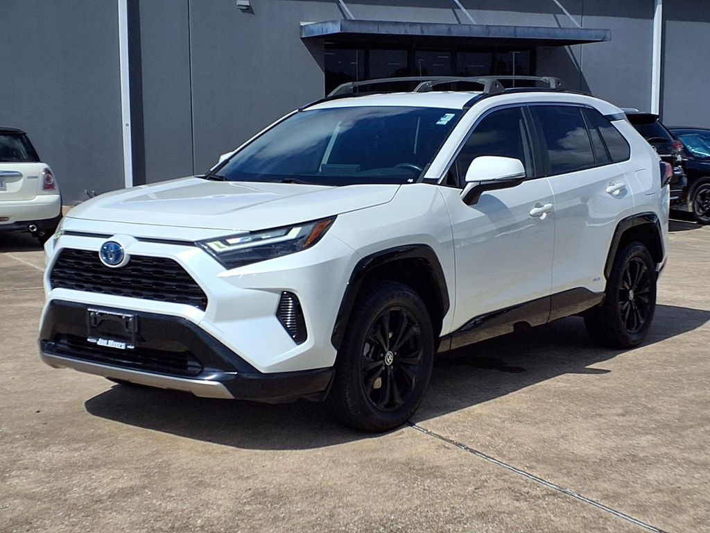 2022 Toyota RAV4 Hybrid SE White at Toyota of Victoria