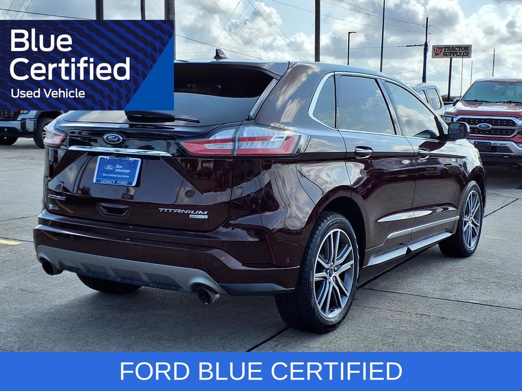 2019 Ford Edge Titanium Red at Bravo Nissan