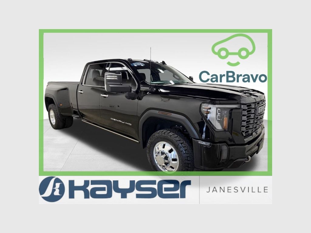 Onyx Black 2024 GMC Sierra 3500HD Pickup Truck Four-Wheel Drive Automatic