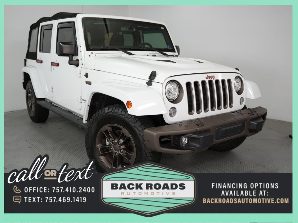 Bright White Clearcoat 2017 Jeep Wrangler Unlimited Sahara 4WD SUV / Crossover Four-Wheel Drive 5-Speed Automatic