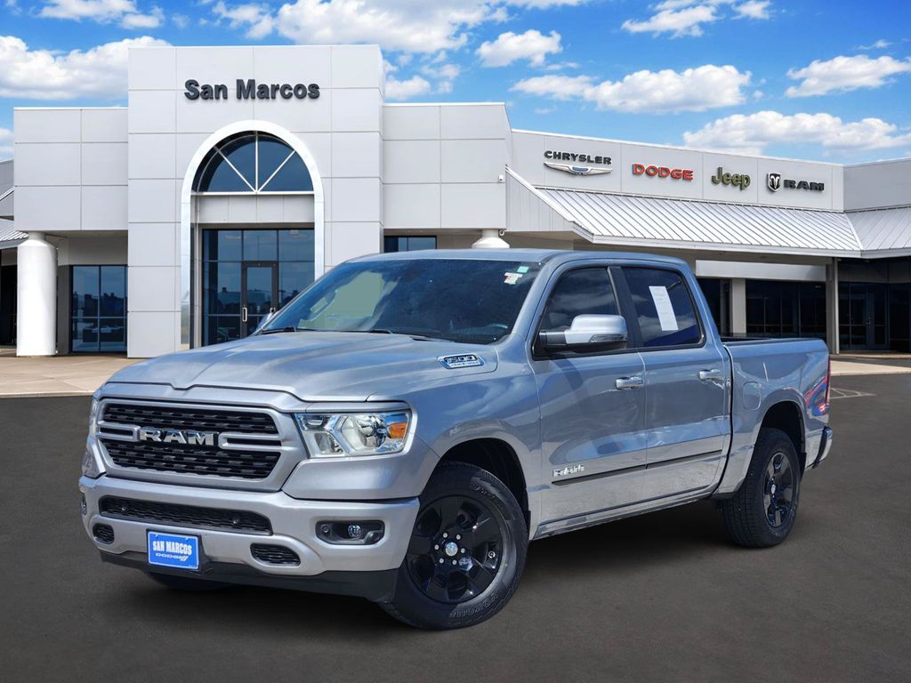 Billet Silver Metallic Clearcoat 2024 RAM 1500 Pickup Truck 4X2 8-Speed Automatic
