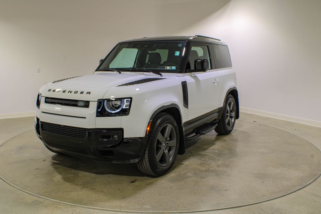Fuji White 2025 Land Rover Defender 90 P400 X-Dynamic SE AWD SUV / Crossover All-Wheel Drive 8-Speed Automatic