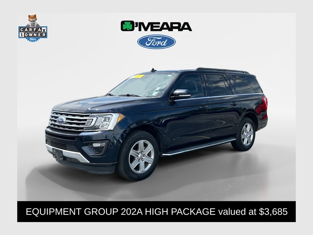 Antimatter Blue Metallic 2021 Ford Expedition MAX XLT RWD SUV / Crossover 4X2 Automatic