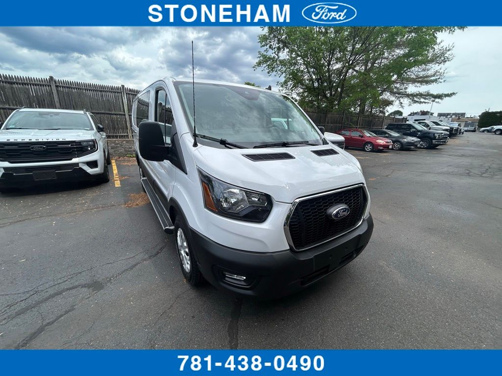 Oxford White 2025 Ford Transit Cargo Van Rear-Wheel Drive 