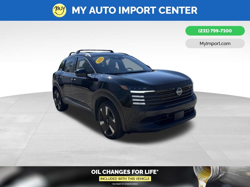 Super Black 2025 Nissan Kicks SR AWD SUV / Crossover All-Wheel Drive Continuously Variable Transmission