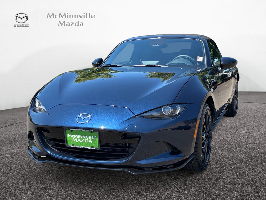 Deep Crystal Blue Mica 2026 Mazda MX-5 Miata Convertible Rear-Wheel Drive 6-Speed Manual
