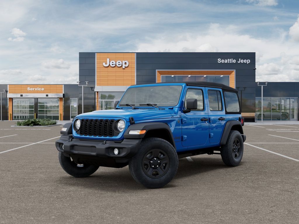 Hydro Blue Pearl Coat 2026 Jeep Wrangler Sport 4-Door 4WD SUV / Crossover Four-Wheel Drive 8-Speed Automatic