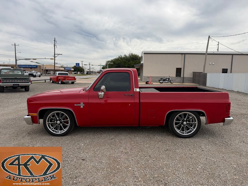 Red 1986 Chevrolet C/K 10 Pickup Truck