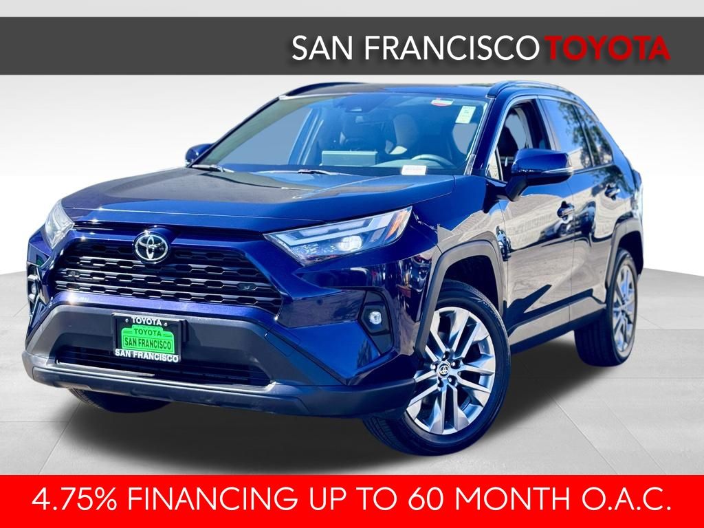 Blue 2023 Toyota RAV4 XLE Premium AWD SUV / Crossover All-Wheel Drive 8-Speed Automatic