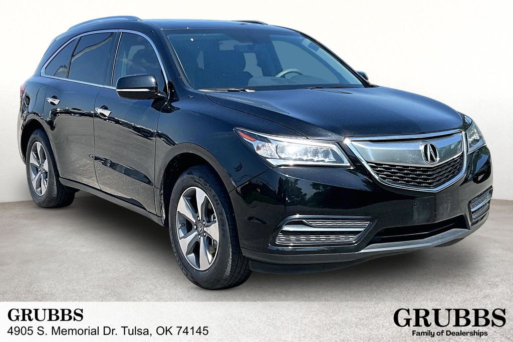 Crystal Black Pearl 2016 Acura MDX SH-AWD SUV / Crossover All-Wheel Drive 9-Speed Automatic