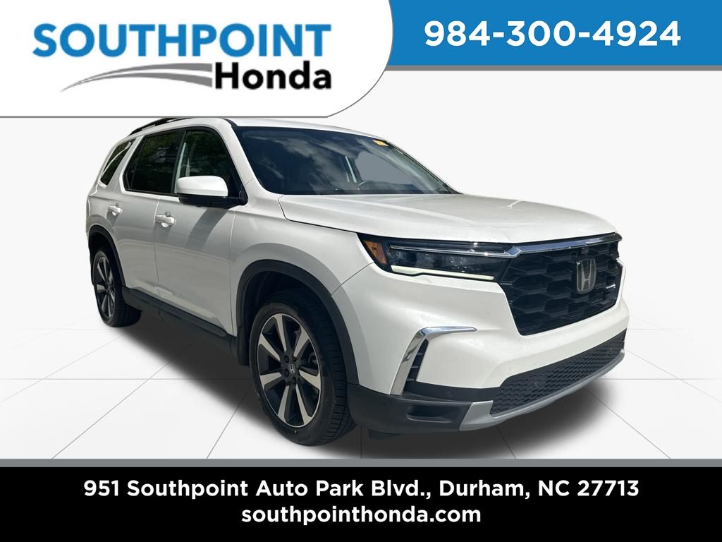 Platinum White Pearl 2023 Honda Pilot Elite AWD SUV / Crossover All-Wheel Drive Automatic