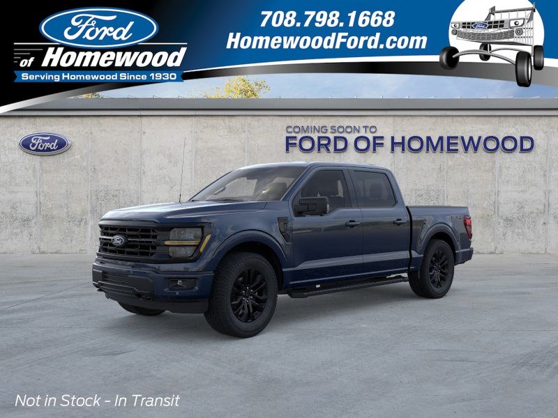 Antimatter Blue Metallic 2026 Ford F-150 Pickup Truck Four-Wheel Drive Automatic