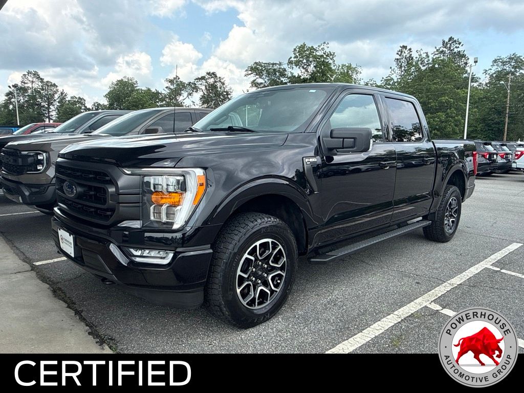 Black Metallic 2023 Ford F-150 Pickup Truck Four-Wheel Drive Automatic