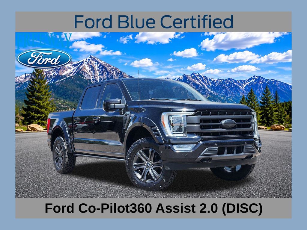 Agate Black Metallic 2022 Ford F-150 Pickup Truck Four-Wheel Drive Automatic