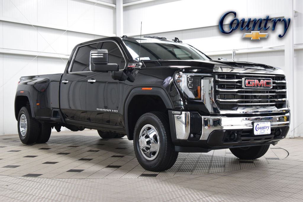 Onyx Black 2024 GMC Sierra 3500HD Pickup Truck Four-Wheel Drive Automatic