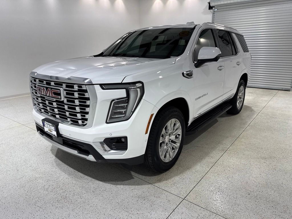 Summit White 2025 GMC Yukon SUV / Crossover Four-Wheel Drive 