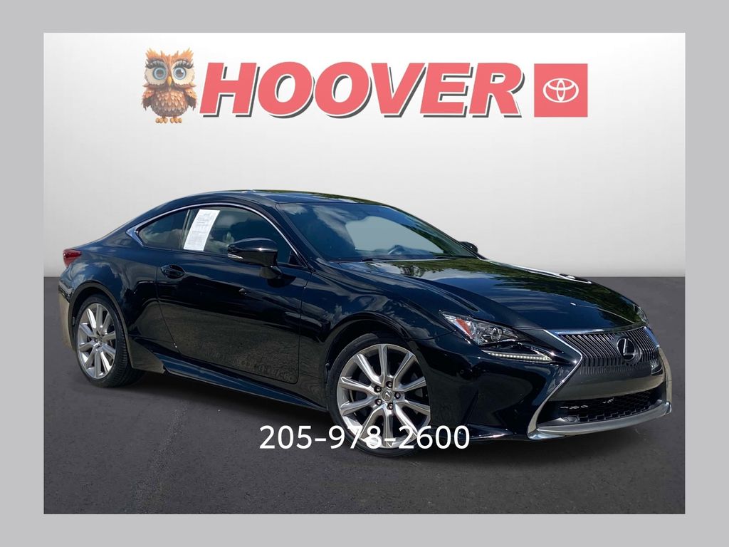 Black (Obsidian) 2015 Lexus RC Coupe Rear-Wheel Drive 8-Speed Automatic
