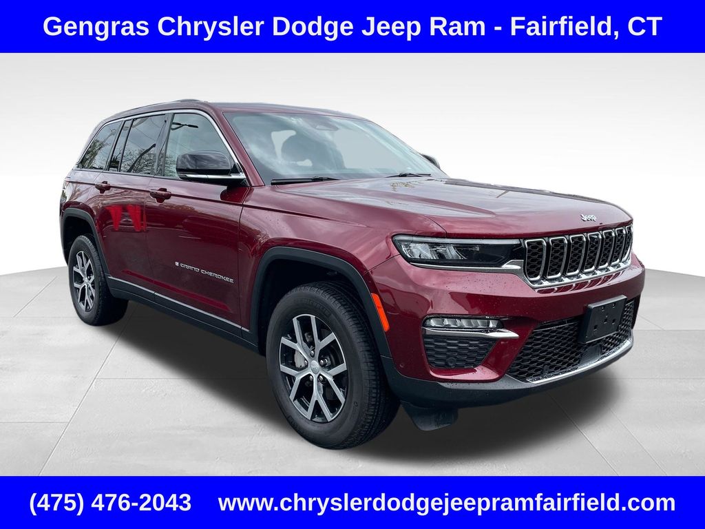 Velvet Red Pearlcoat 2023 Jeep Grand Cherokee SUV / Crossover Four-Wheel Drive 8-Speed Automatic