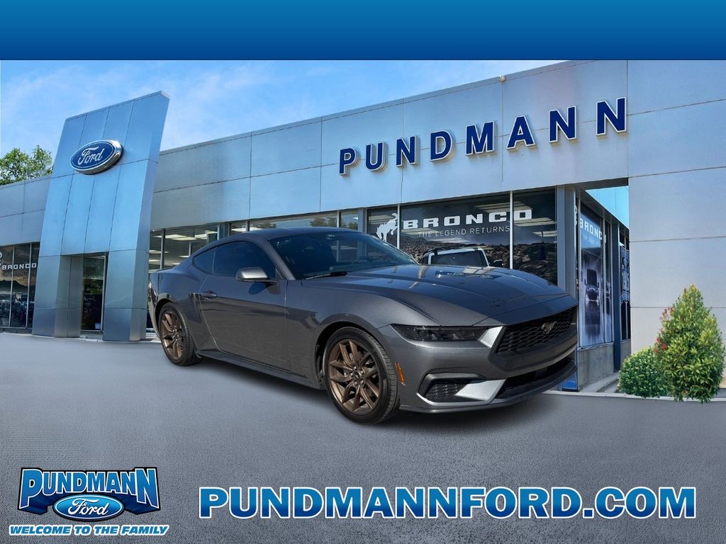 Carbonized Gray Metallic 2025 Ford Mustang Coupe Rear-Wheel Drive Automatic