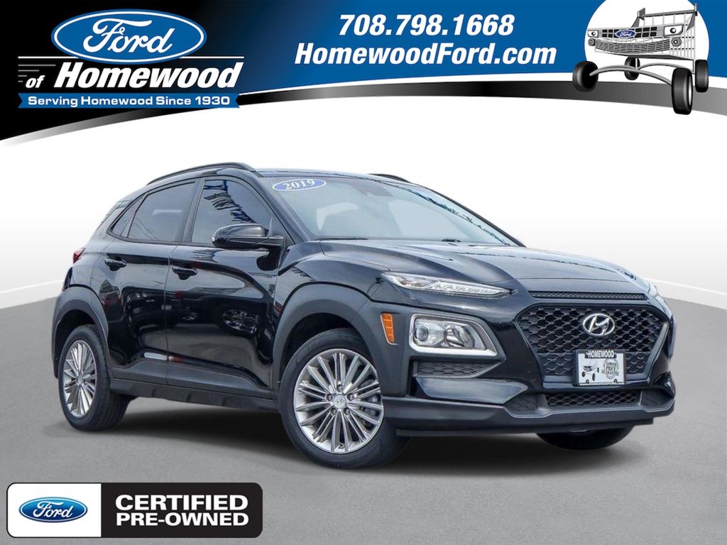 Ultra Black Pearl 2019 Hyundai Kona SUV / Crossover All-Wheel Drive 6-Speed Automatic
