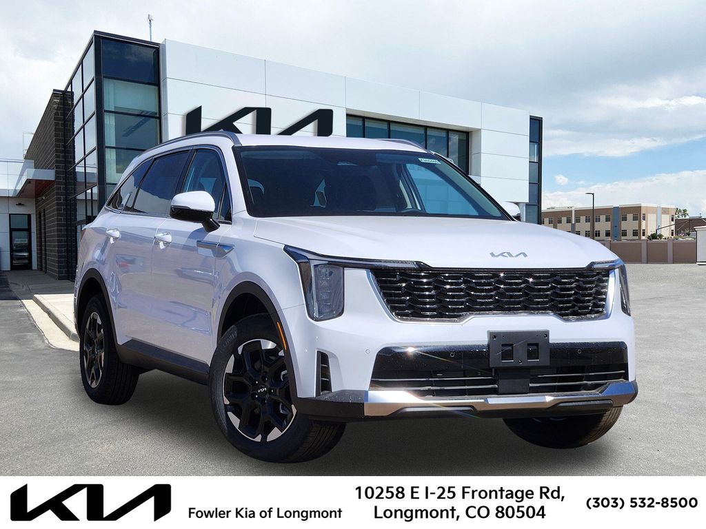 Glacial White Pearl 2026 Kia Sorento SUV / Crossover All-Wheel Drive 8-Speed Automatic