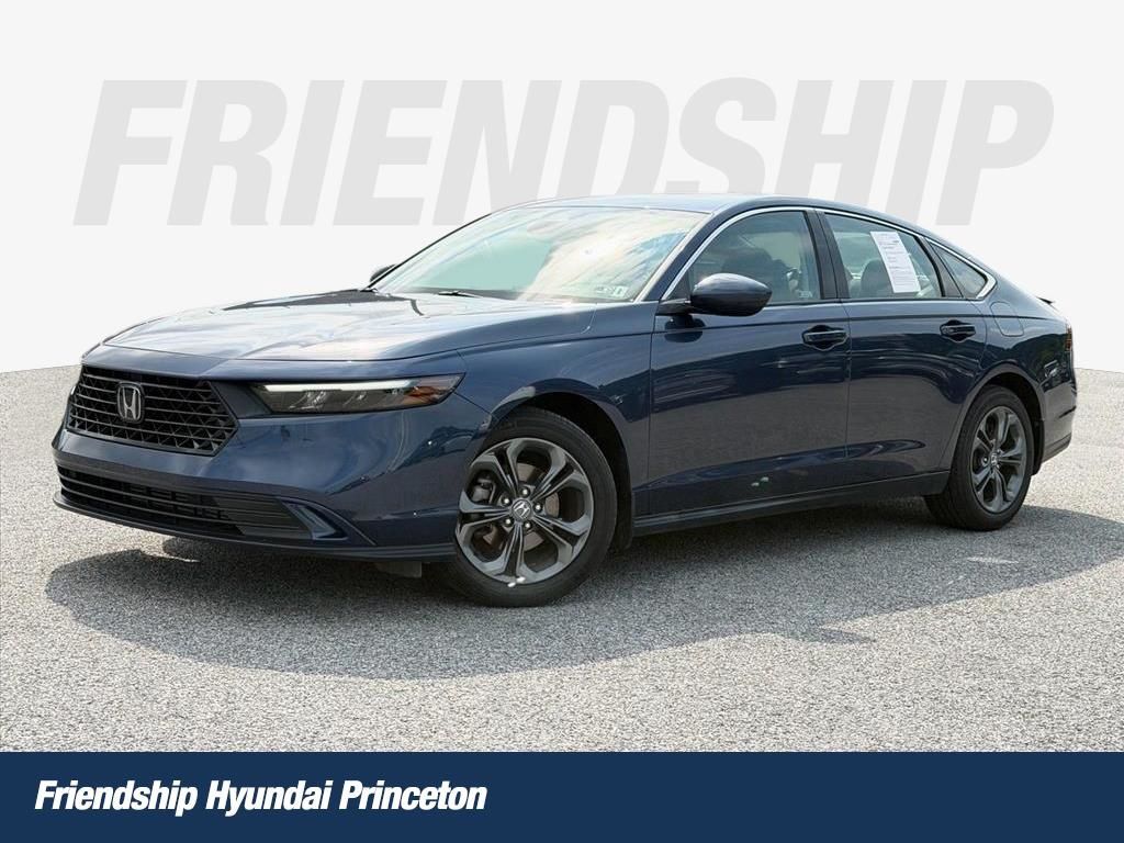 Canyon River Blue Metallic 2023 Honda Accord Sedan Front-Wheel Drive Continuously Variable Transmission