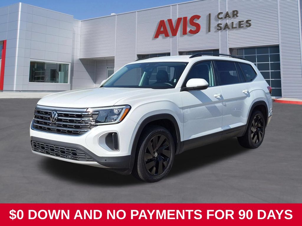 Pure White 2025 Volkswagen Atlas SUV / Crossover Front-Wheel Drive 8-Speed Automatic