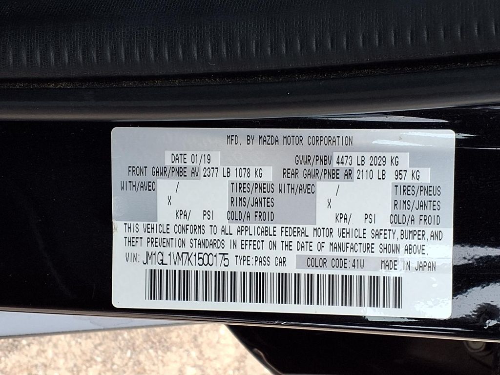 2019 Mazda Mazda6 Touring Black at DeMontrond Mazda