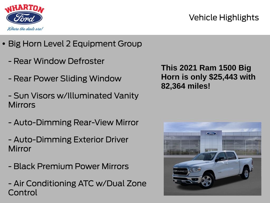 2021 Ram 1500 Big Horn/Lone Star - 10