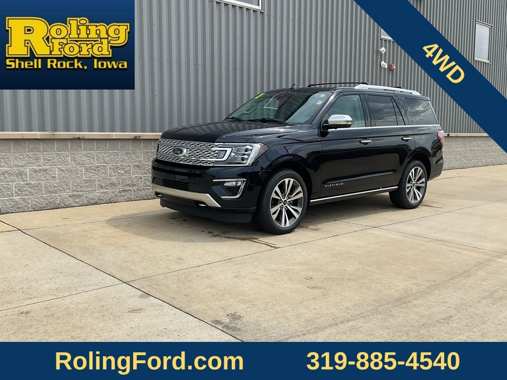 Antimatter Blue Metallic 2021 Ford Expedition SUV / Crossover Four-Wheel Drive Automatic