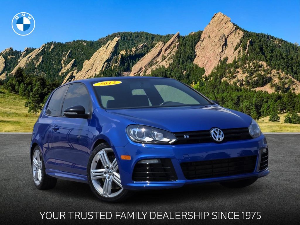 Rising Blue Metallic 2012 Volkswagen Golf R Hatchback All-Wheel Drive 6-Speed Manual