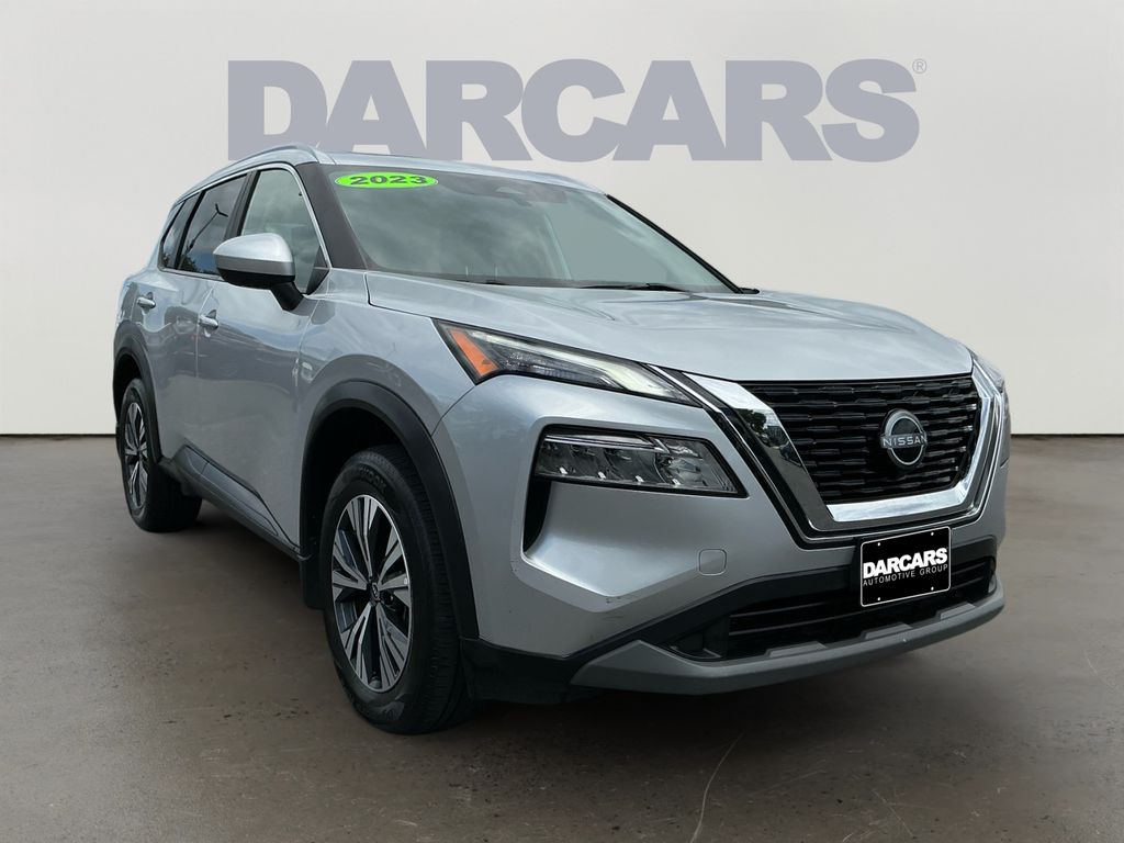 Brilliant Silver Metallic 2023 Nissan Rogue SUV / Crossover All-Wheel Drive Continuously Variable Transmission