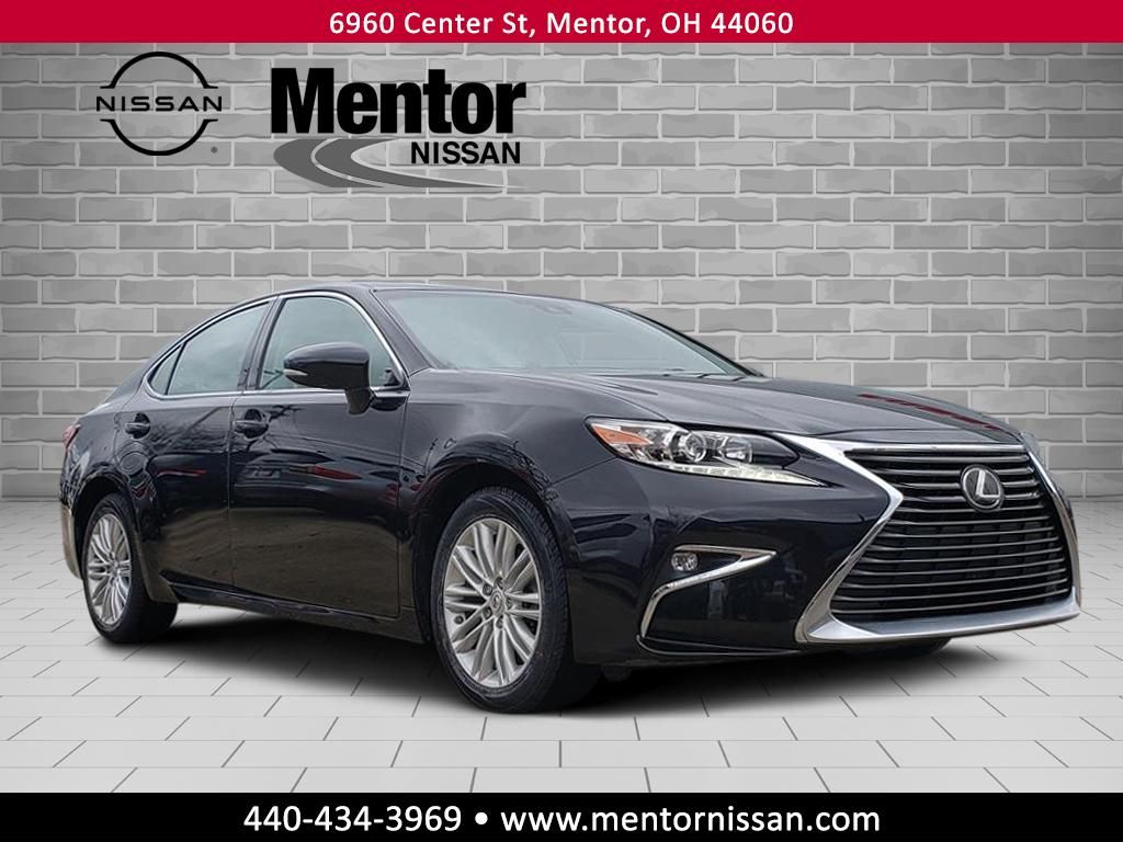 Black (Obsidian) 2018 Lexus ES 350 FWD Sedan Front-Wheel Drive