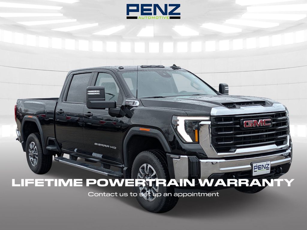 Onyx Black 2024 GMC Sierra 3500HD Pro Crew Cab 4WD Pickup Truck Four-Wheel Drive Automatic