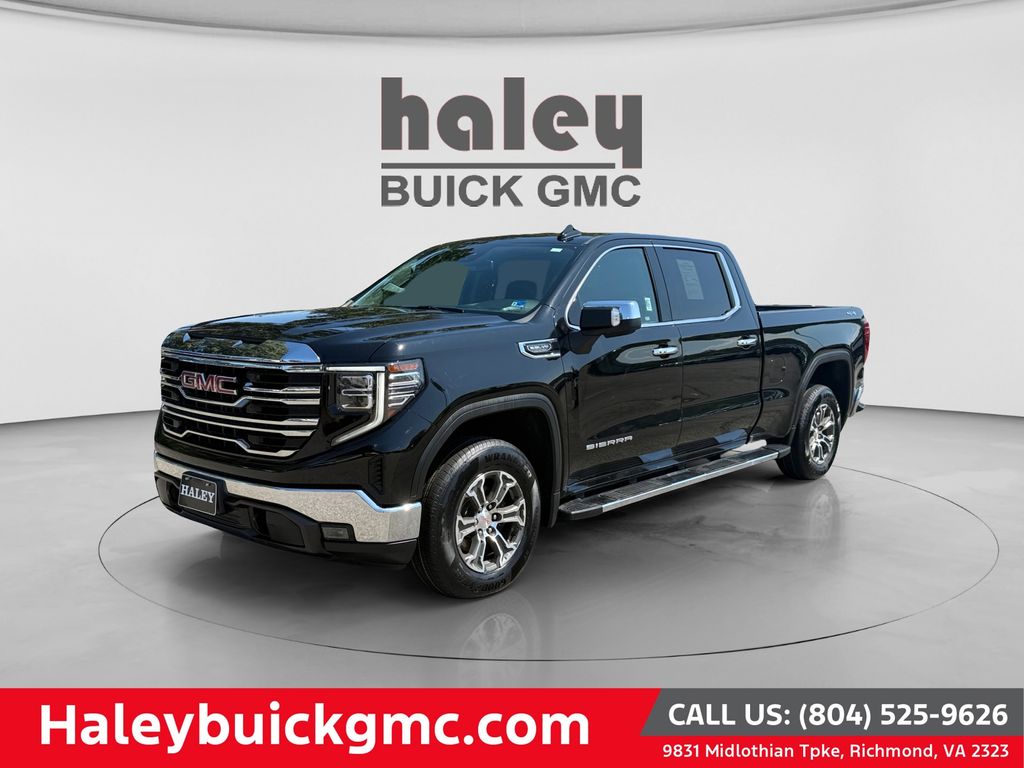 Onyx Black 2023 GMC Sierra 1500 Pickup Truck Four-Wheel Drive Automatic