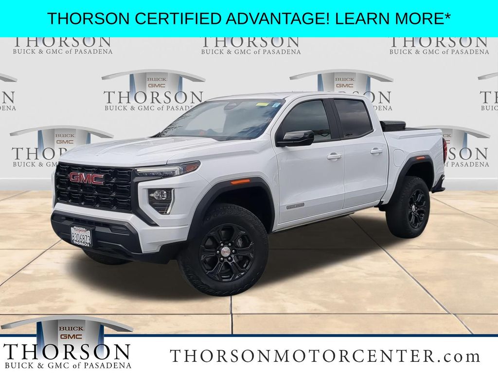 Summit White 2024 GMC Canyon Elevation Crew Cab RWD Pickup Truck 4X2 8-Speed Automatic