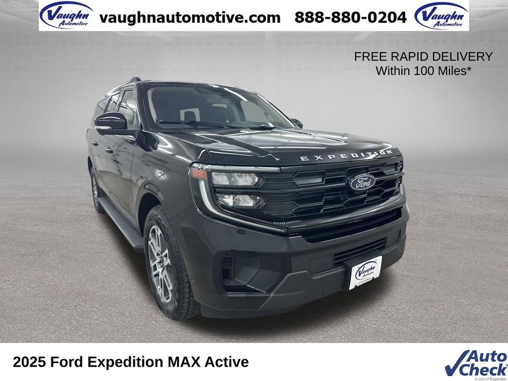 Agate Black Metallic 2025 Ford Expedition SUV / Crossover Four-Wheel Drive Automatic