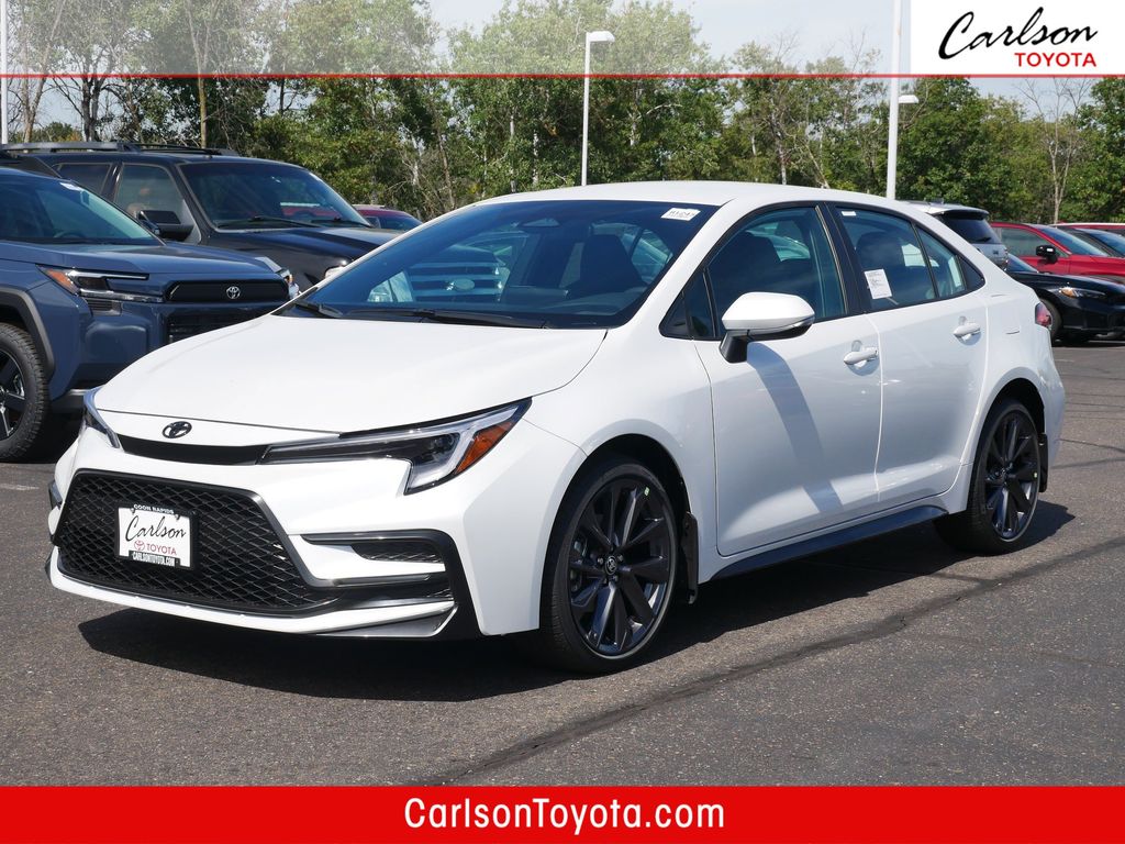 Pearl 2026 Toyota Corolla Sedan Front-Wheel Drive Continuously Variable Transmission