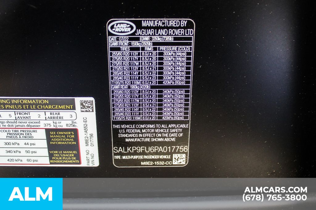 Used 2023 Black Land Rover SE image 35