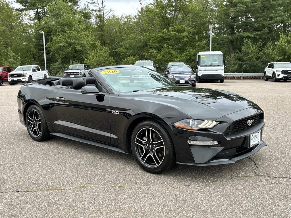 Shadow Black 2020 Ford Mustang Convertible Rear-Wheel Drive Automatic