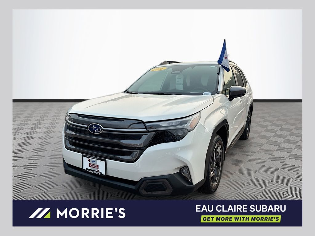 Crystal White Pearl 2026 Subaru Forester SUV / Crossover All-Wheel Drive Continuously Variable Transmission