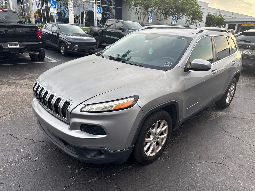 Billet Silver Metallic 2016 Jeep Cherokee SUV / Crossover Front-Wheel Drive 9-Speed Automatic