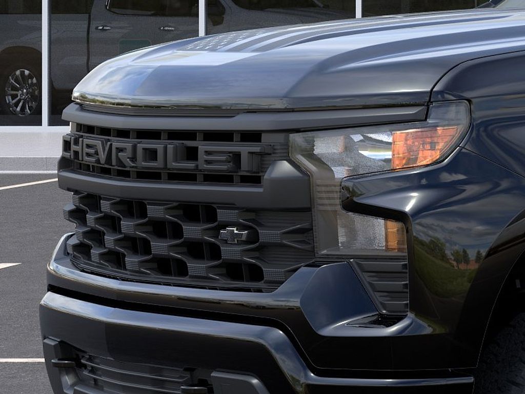 2026 Chevrolet Silverado 1500 Custom Black at South Hills Kia