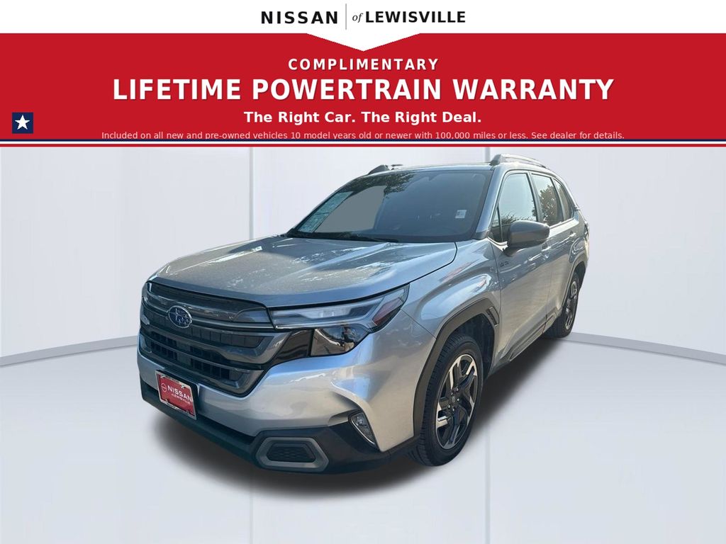 Ice Silver Metallic 2025 Subaru Forester Hybrid SUV / Crossover All-Wheel Drive Continuously Variable Transmission