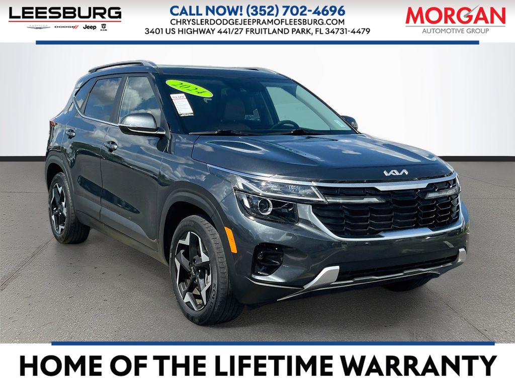 Gray 2024 Kia Seltos SUV / Crossover All-Wheel Drive Continuously Variable Transmission