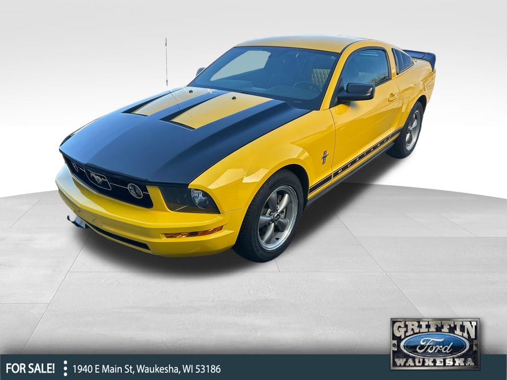 Screaming Yellow Clearcoat 2006 Ford Mustang V6 Premium Coupe RWD Coupe Rear-Wheel Drive 5-Speed Automatic