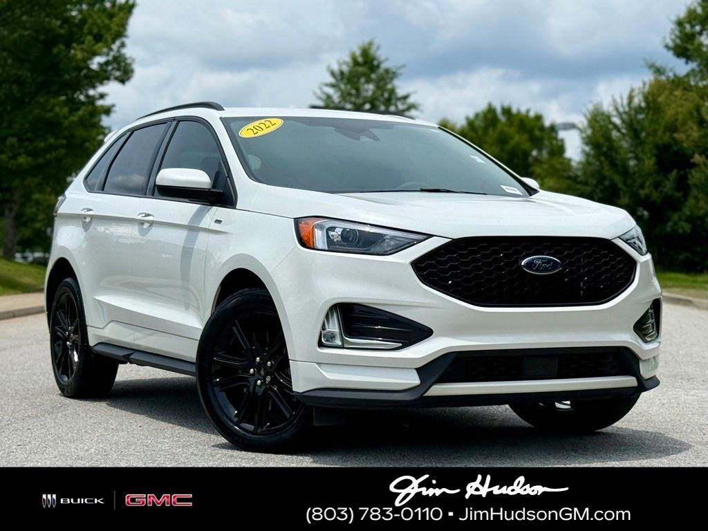2022 Ford Edge ST Line White Metallic - Jim Hudson Acura - Image 2