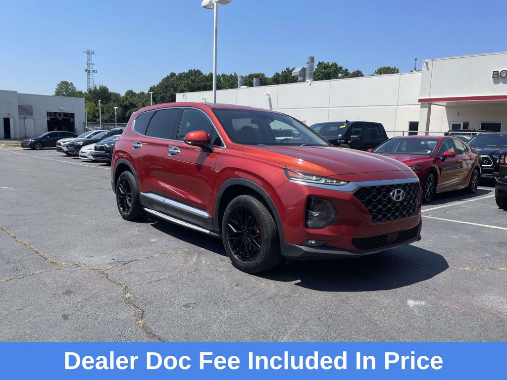 Lava Orange 2020 Hyundai Santa Fe 2.4L SEL AWD SUV / Crossover All-Wheel Drive 8-Speed Automatic